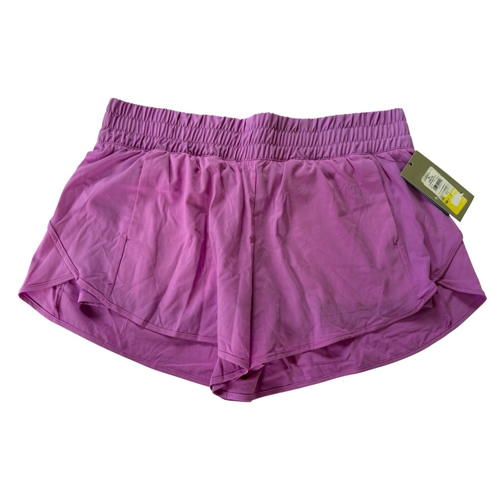 Avia Womens Purple Bike Liner Run Shorts XL 16-18 NWT AV17HQ024212 Activewear